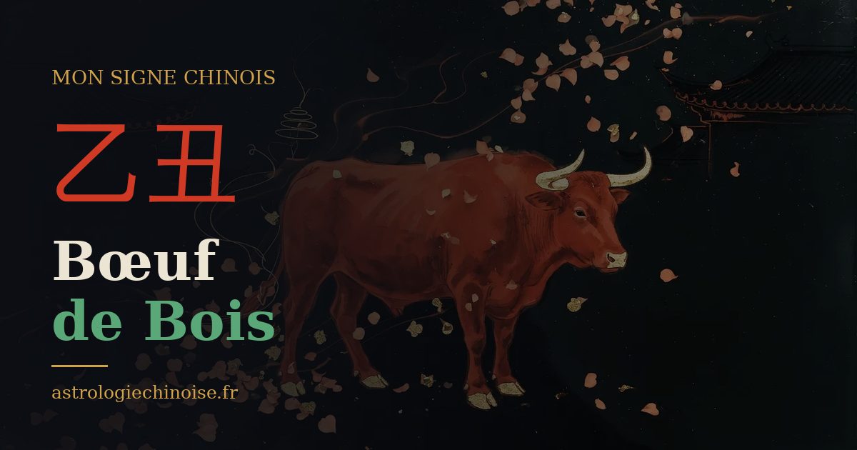 Carte de partage : Bœuf de Bois, pilier 乙丑