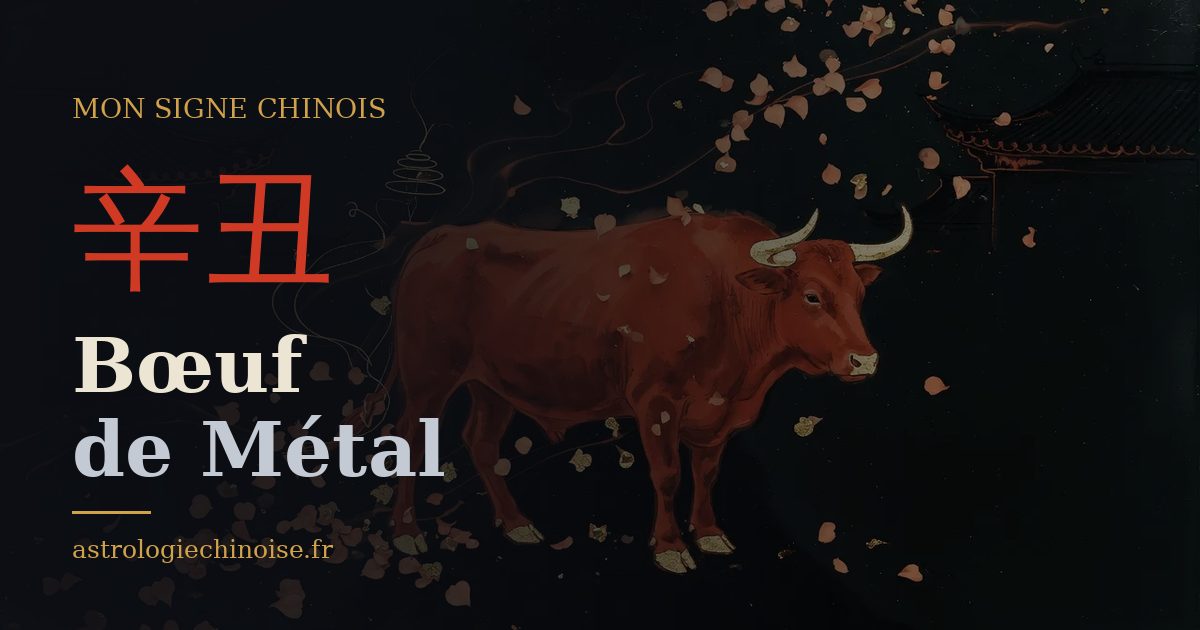 Carte de partage : Bœuf de Métal, pilier 辛丑