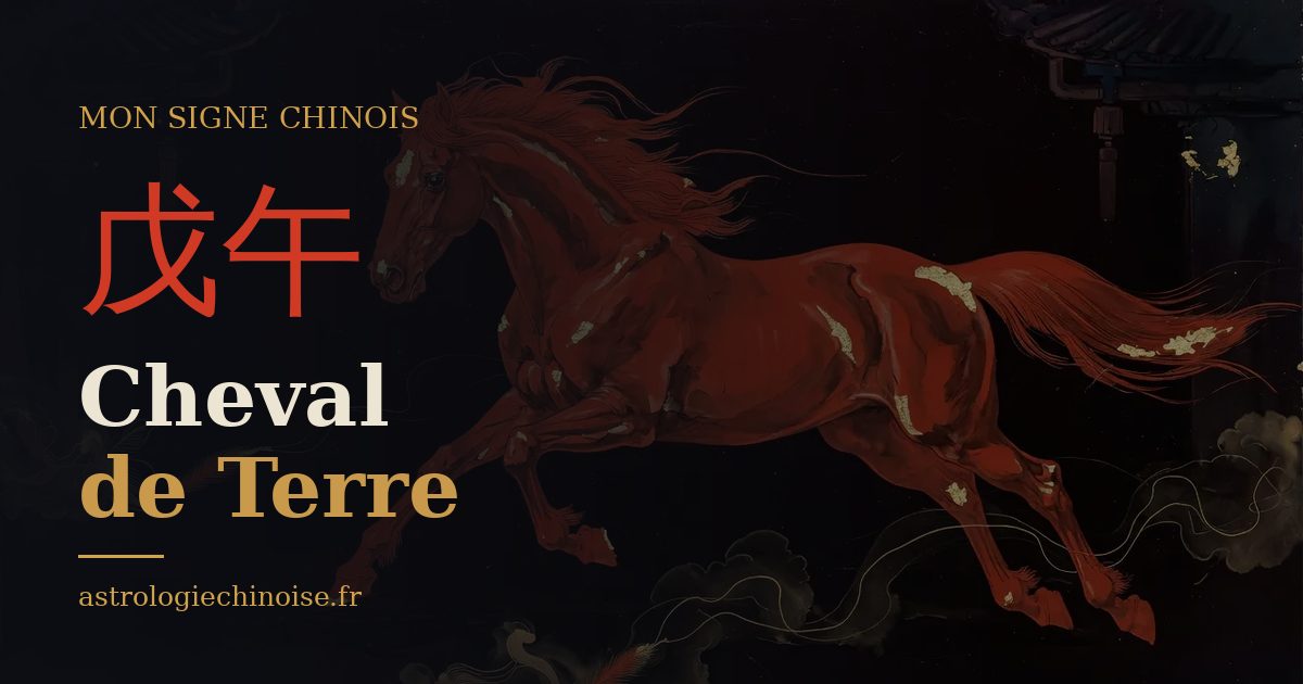 Carte de partage : Cheval de Terre, pilier 戊午