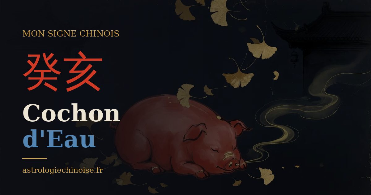 Carte de partage : Cochon d'Eau, pilier 癸亥