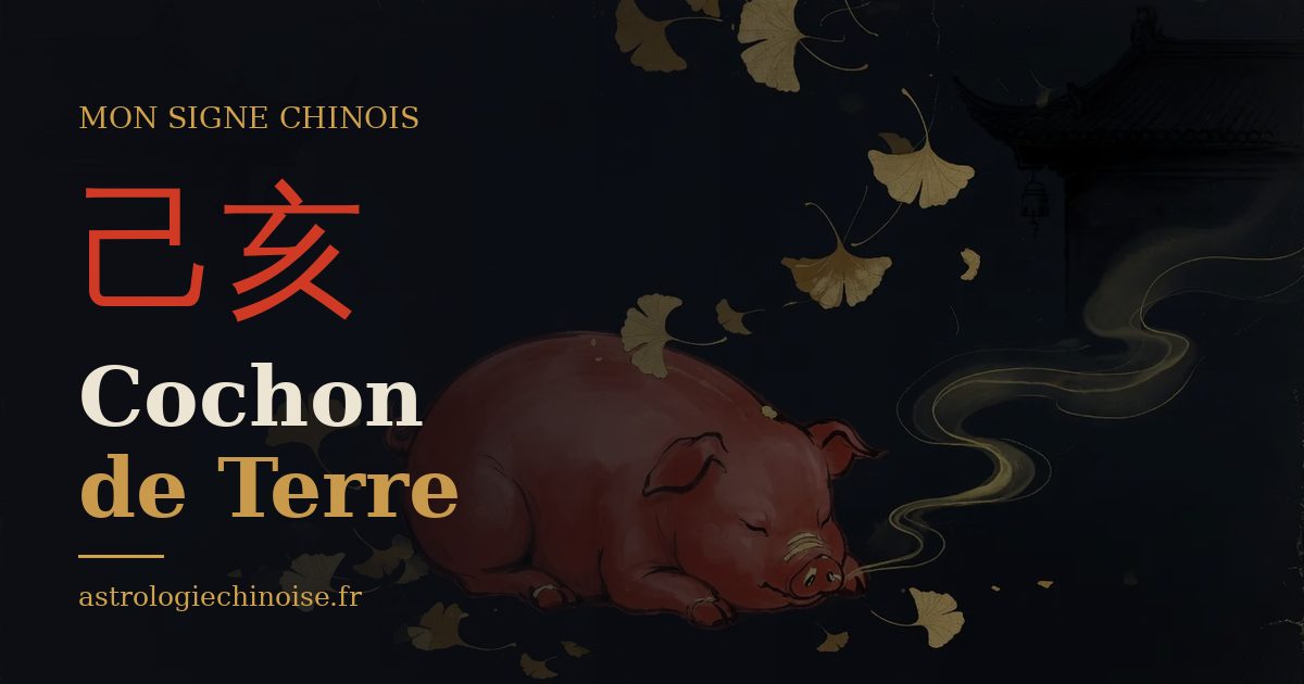 Carte de partage : Cochon de Terre, pilier 己亥