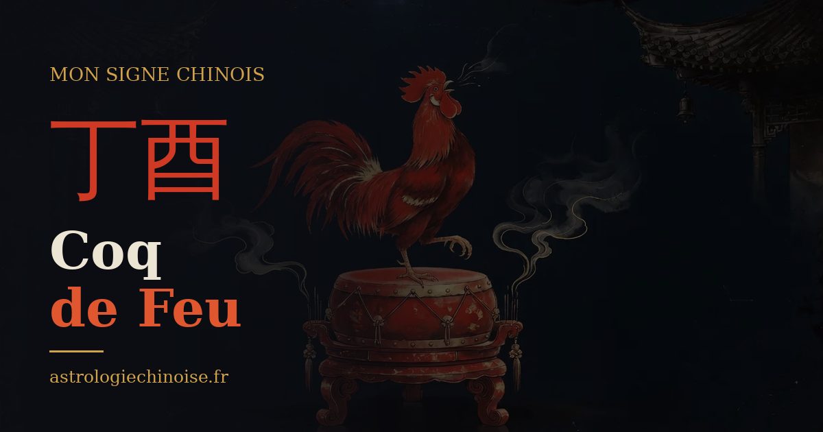 Carte de partage : Coq de Feu, pilier 丁酉