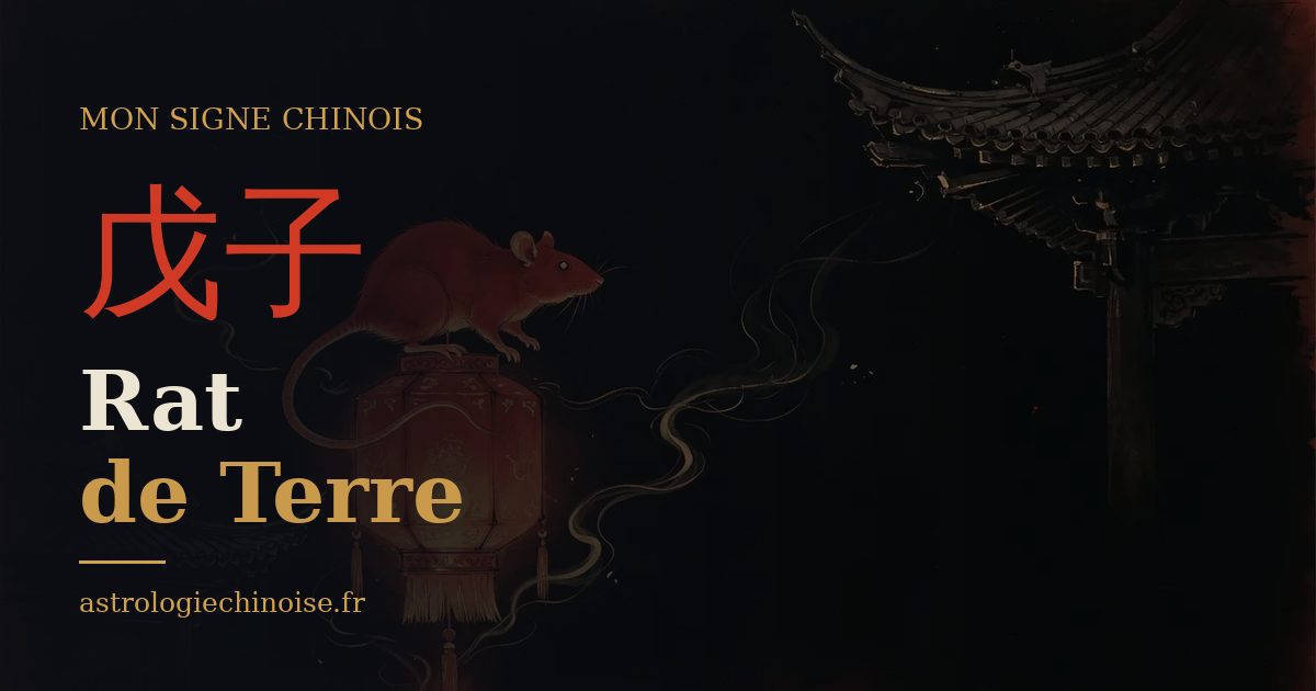 Carte de partage : Rat de Terre, pilier 戊子