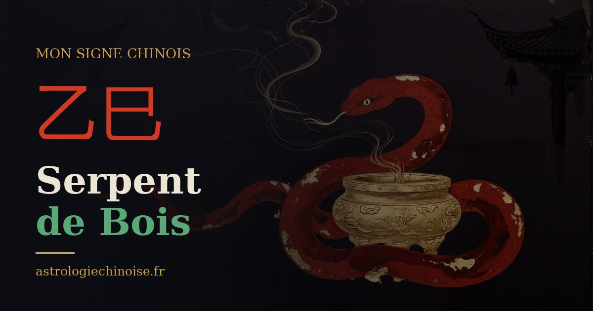 Carte de partage : Serpent de Bois, pilier 乙巳