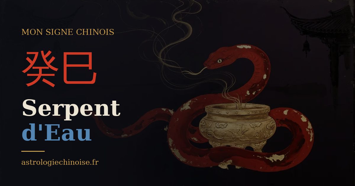 Carte de partage : Serpent d'Eau, pilier 癸巳