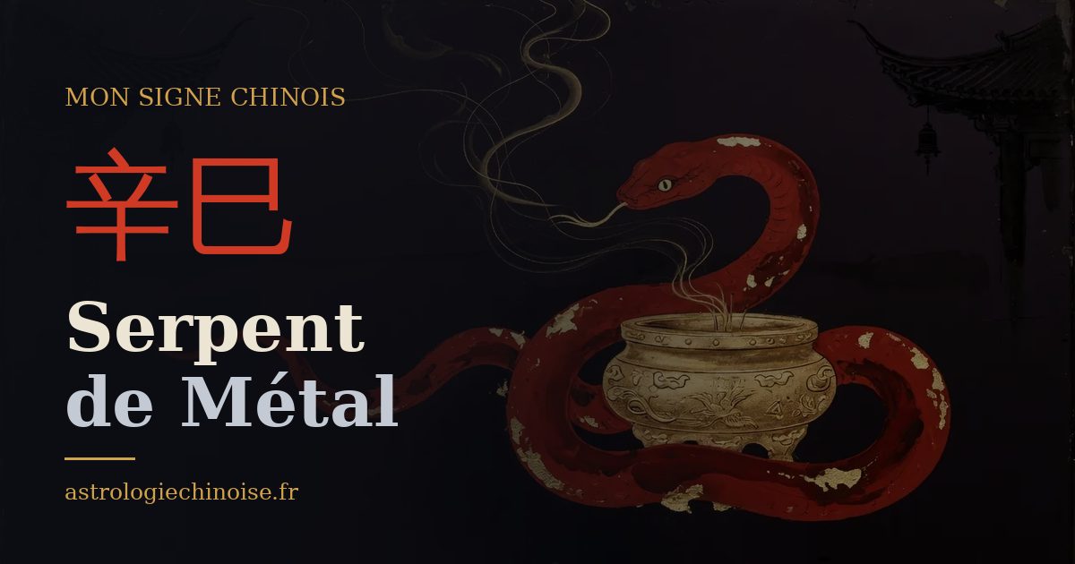 Carte de partage : Serpent de Métal, pilier 辛巳