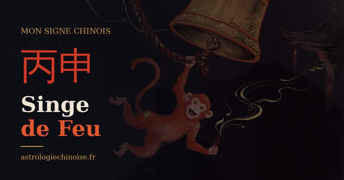 Carte de partage : Singe de Feu, pilier 丙申