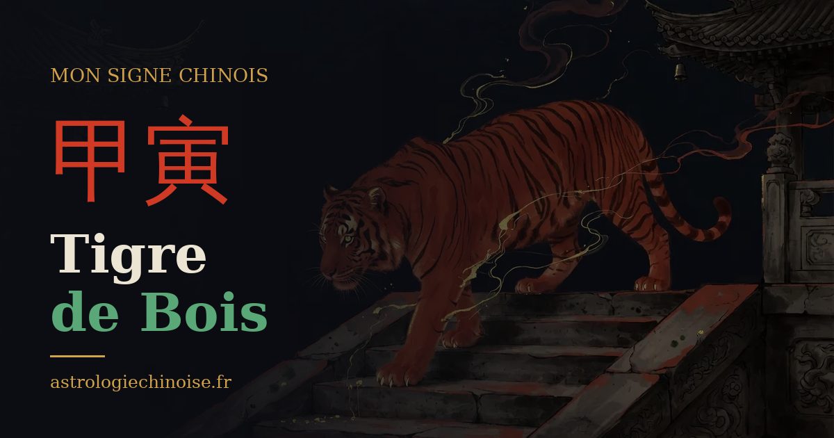 Carte de partage : Tigre de Bois, pilier 甲寅