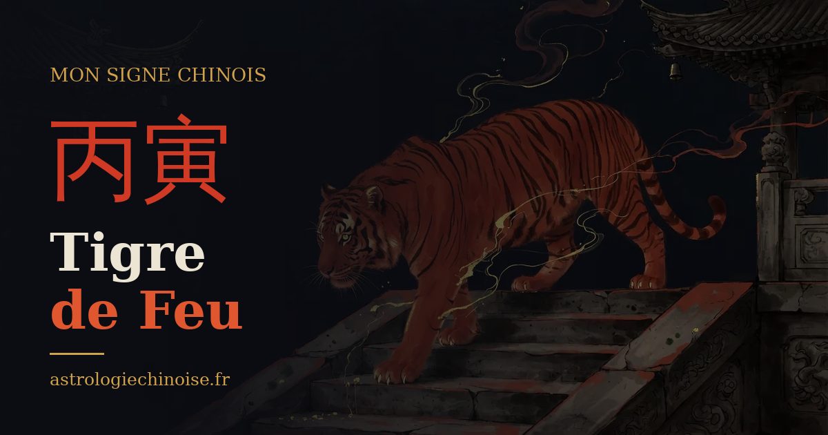 Carte de partage : Tigre de Feu, pilier 丙寅