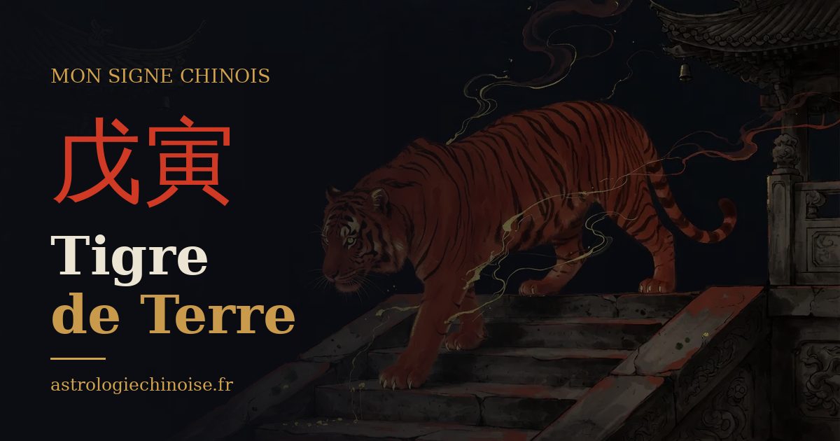 Carte de partage : Tigre de Terre, pilier 戊寅